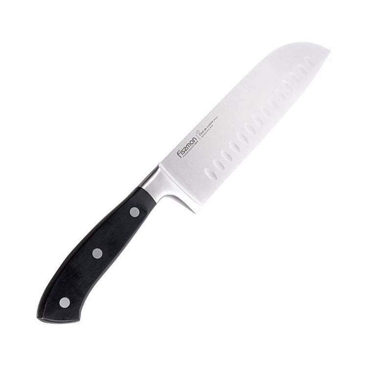 Нож кухонный Fissman Chef De Cuisine Сантоку 180 мм (2394)