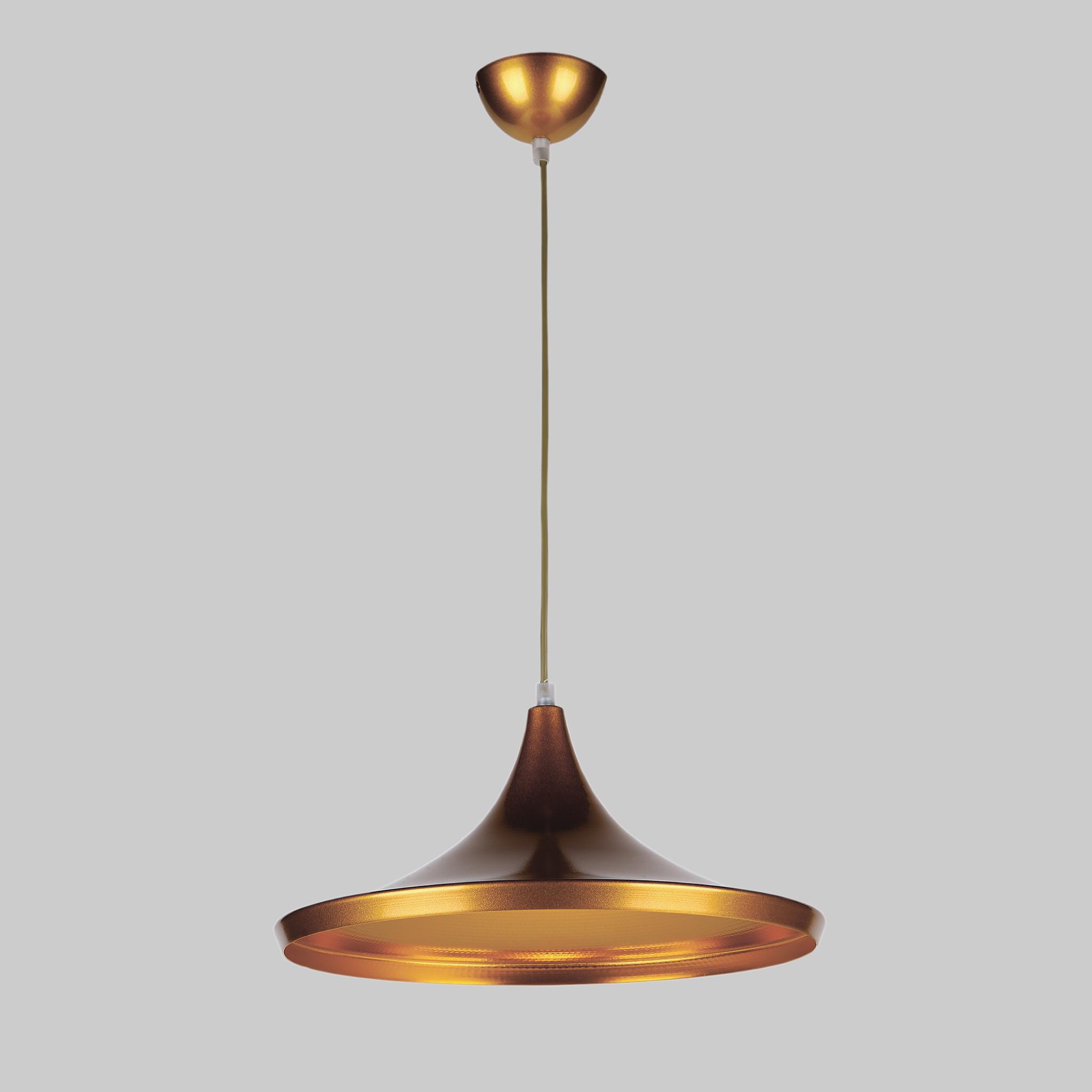 Люстра Bell подвесная 20 см Золотой