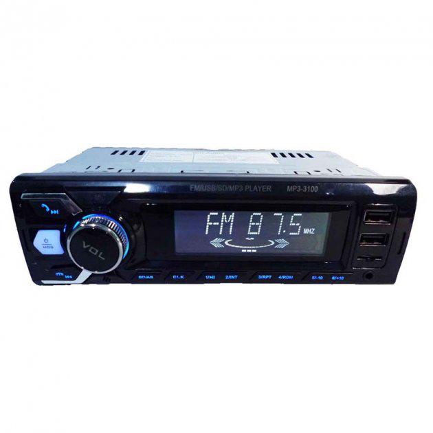 Автомагнитола 1DIN Bluetooth 3100 USB 50W - фото 2 Автомагнитола 1DIN Bluetooth 3100 USB 50W - фото 2