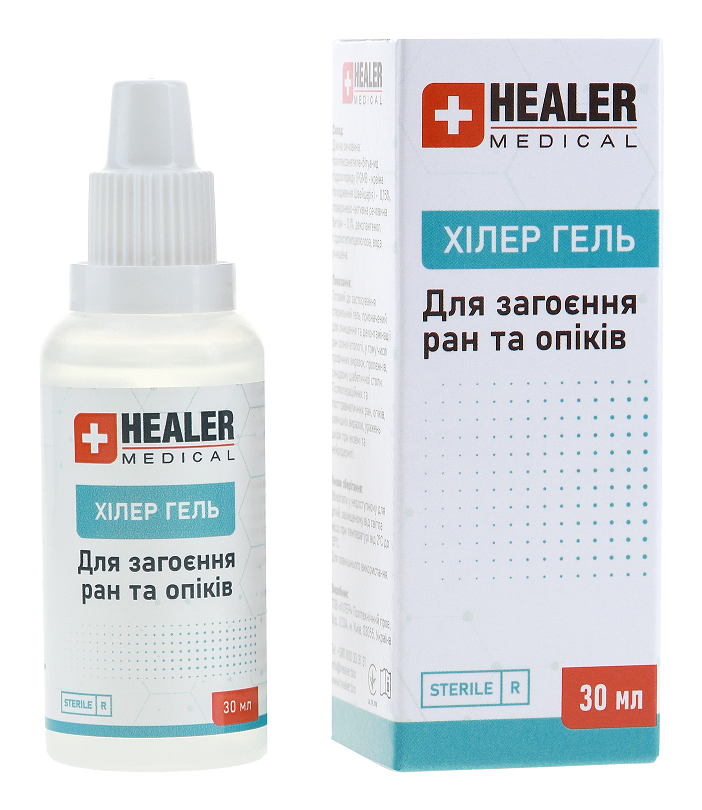 Гель для заживления ран и ожогов HEALER GEL MEDICAL 30 мл - фото 1