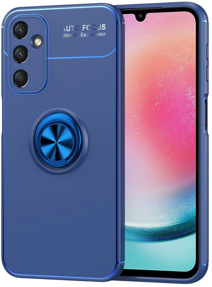 Чехол с кольцом Samsung Galaxy A24 A245 Autofocus Blue (32614-28)
