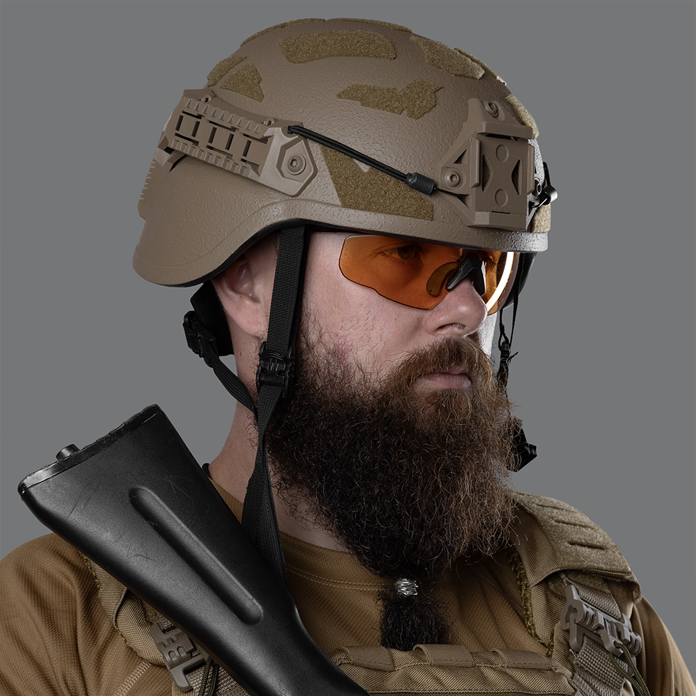 Шолом кевларовий ARCH MICH ТМ Combatant L 57-60 см Койот - фото 3