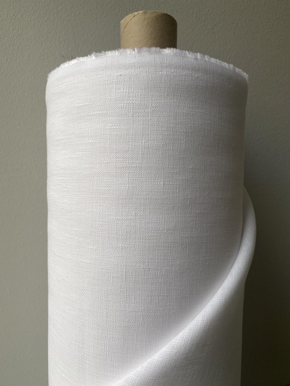 Тканина скатерна LINEN PLUS 100% льон 143 см 101 Білий - фото 4 Тканина скатерна LINEN PLUS 100% льон 143 см 101 Білий - фото 4