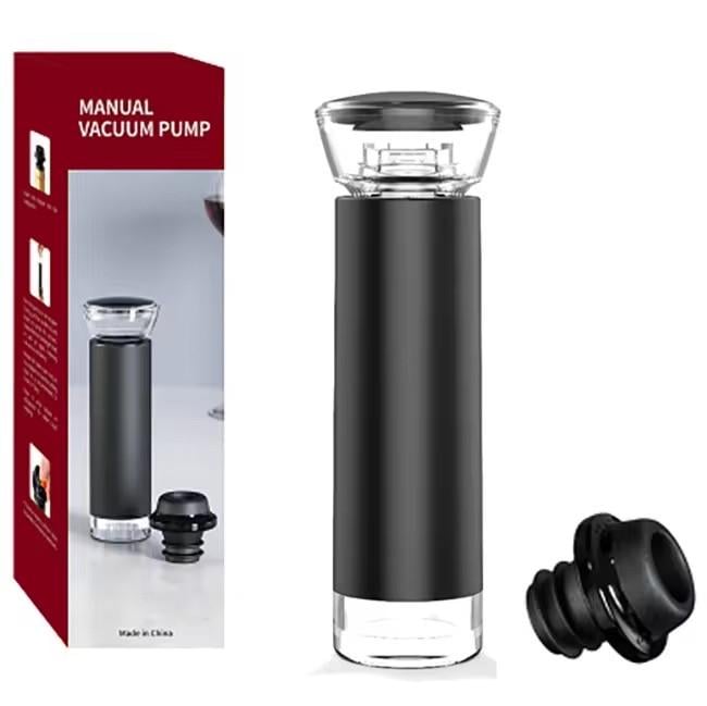 Набор вакуумного насоса и пробок для вина 1 стоппер и помпа