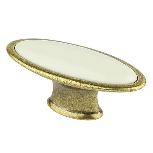 Меблева ручка Rosa Fiori CR 9010.01.C Антична бронза (11801)