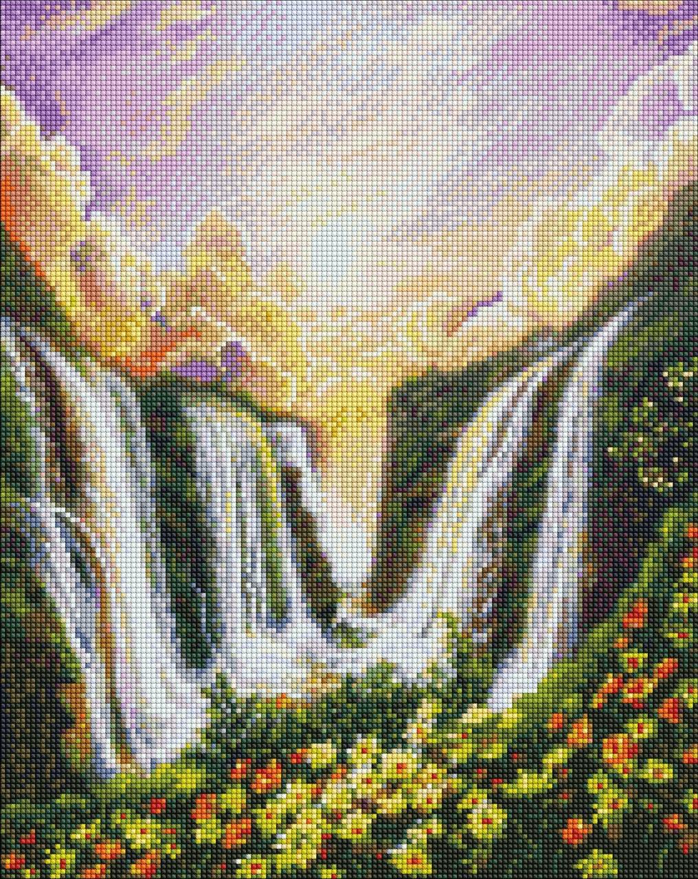Мозаика алмазная/вышивка Водопад желаний 40x50 см (AMO7290)