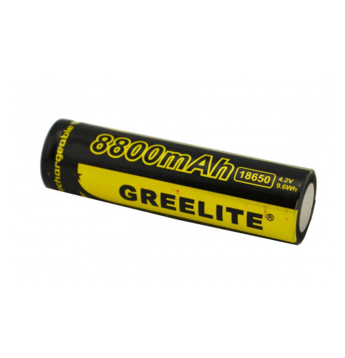 Батарейка Battery 18650 Black Greelite 4.2V 8800 мAh (2751693b) - фото 1