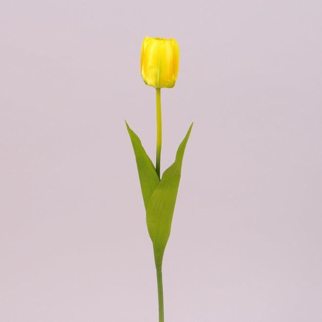 Искусственный цветок Flora Тюльпан Желтый (71479)