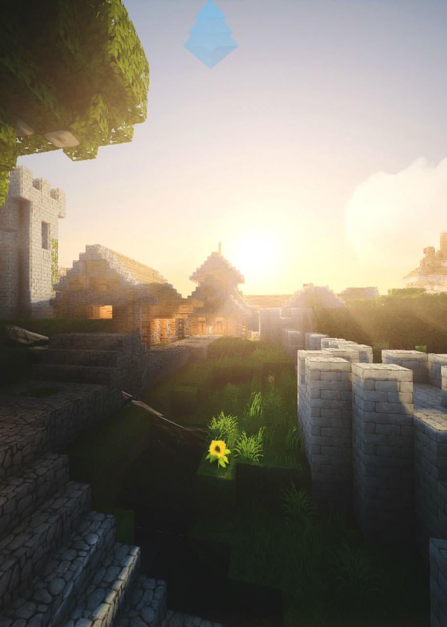 Картина GeekLand Minecraft пейзаж (MC.09.183)