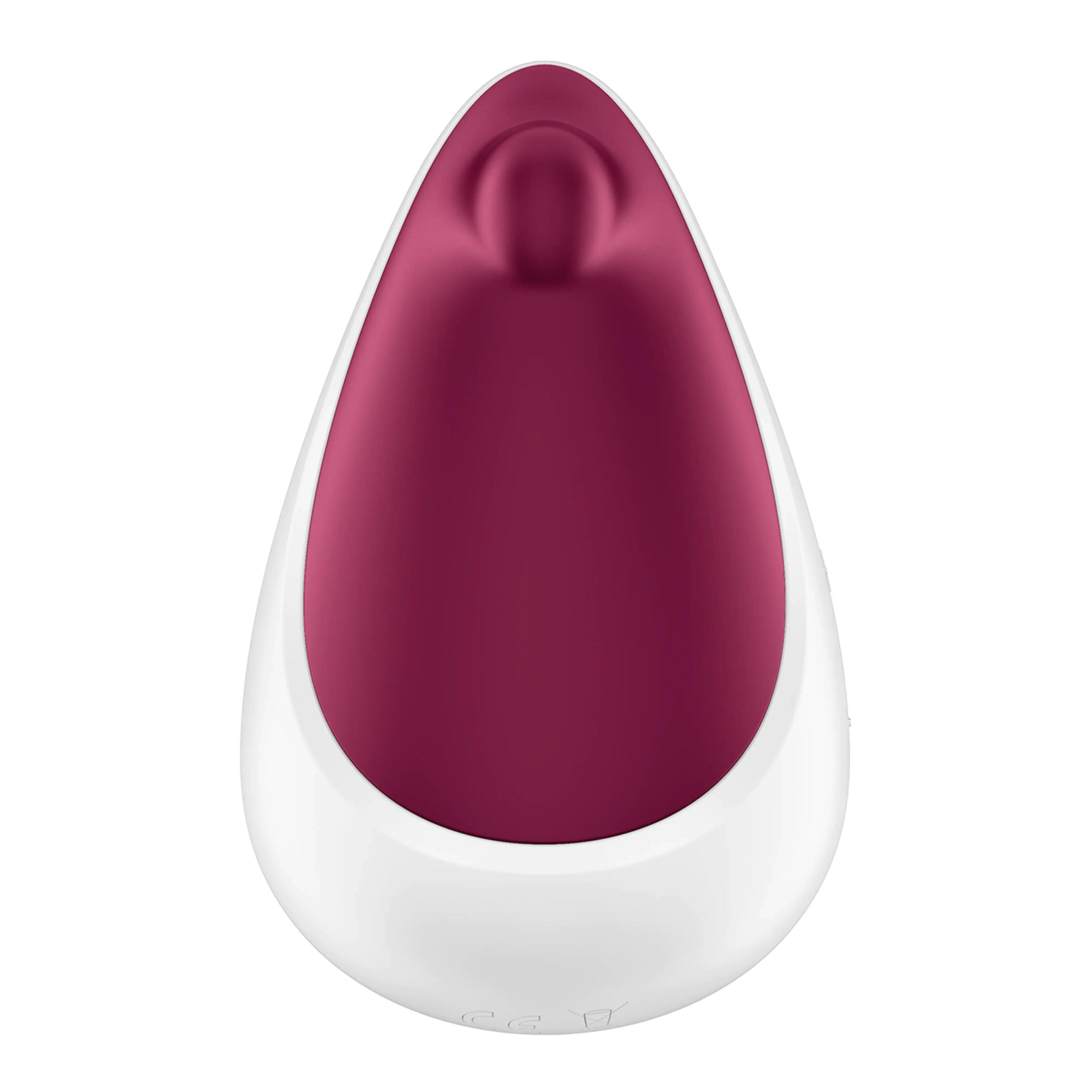 Вибратор для клитора Satisfyer Spot On 3 9 см Белый с бордовым (56955)