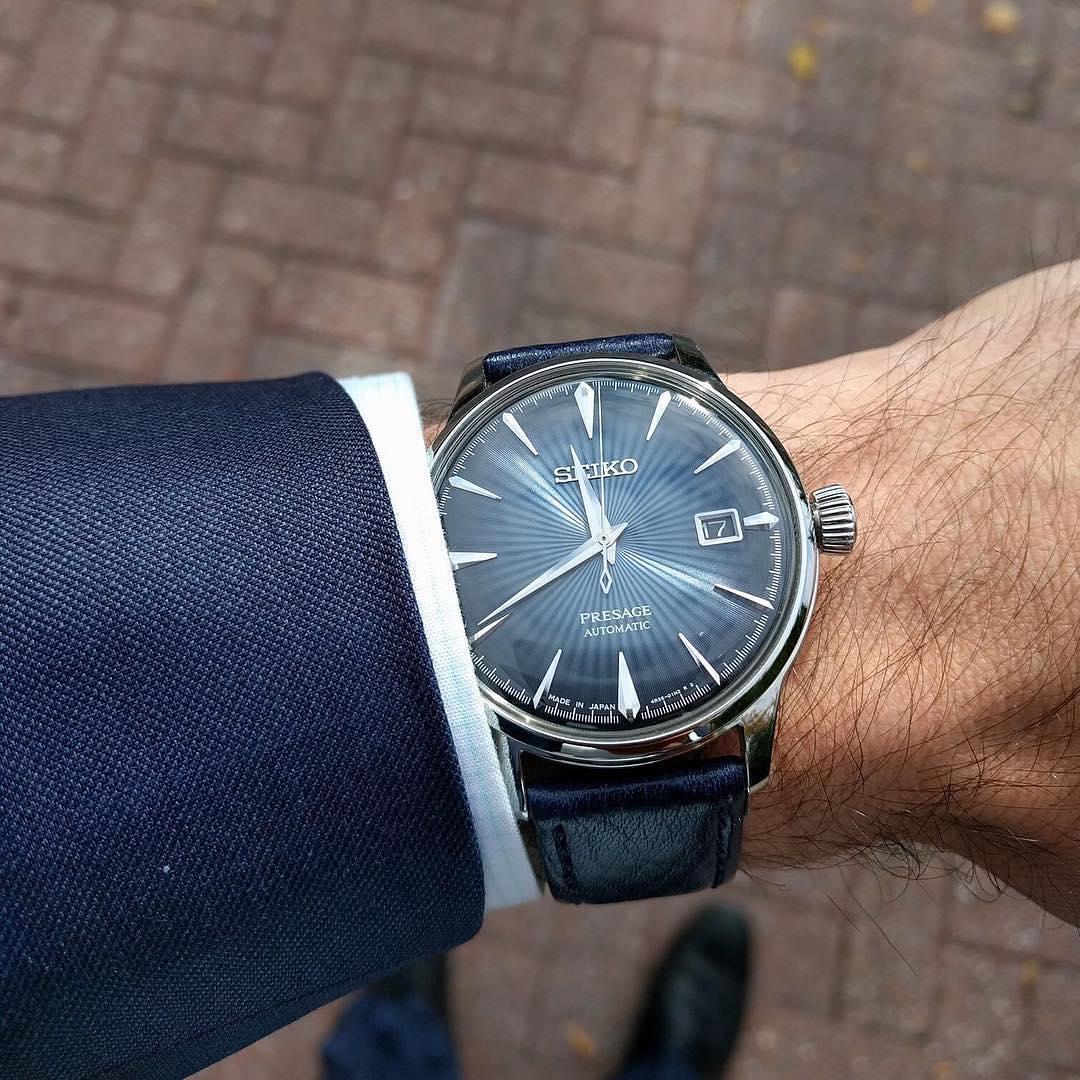 Наручные часы мужские Seiko SRPB41J1 Presage Coctail Time Automatic (659780784) - фото 6 Наручные часы мужские Seiko SRPB41J1 Presage Coctail Time Automatic (659780784) - фото 6