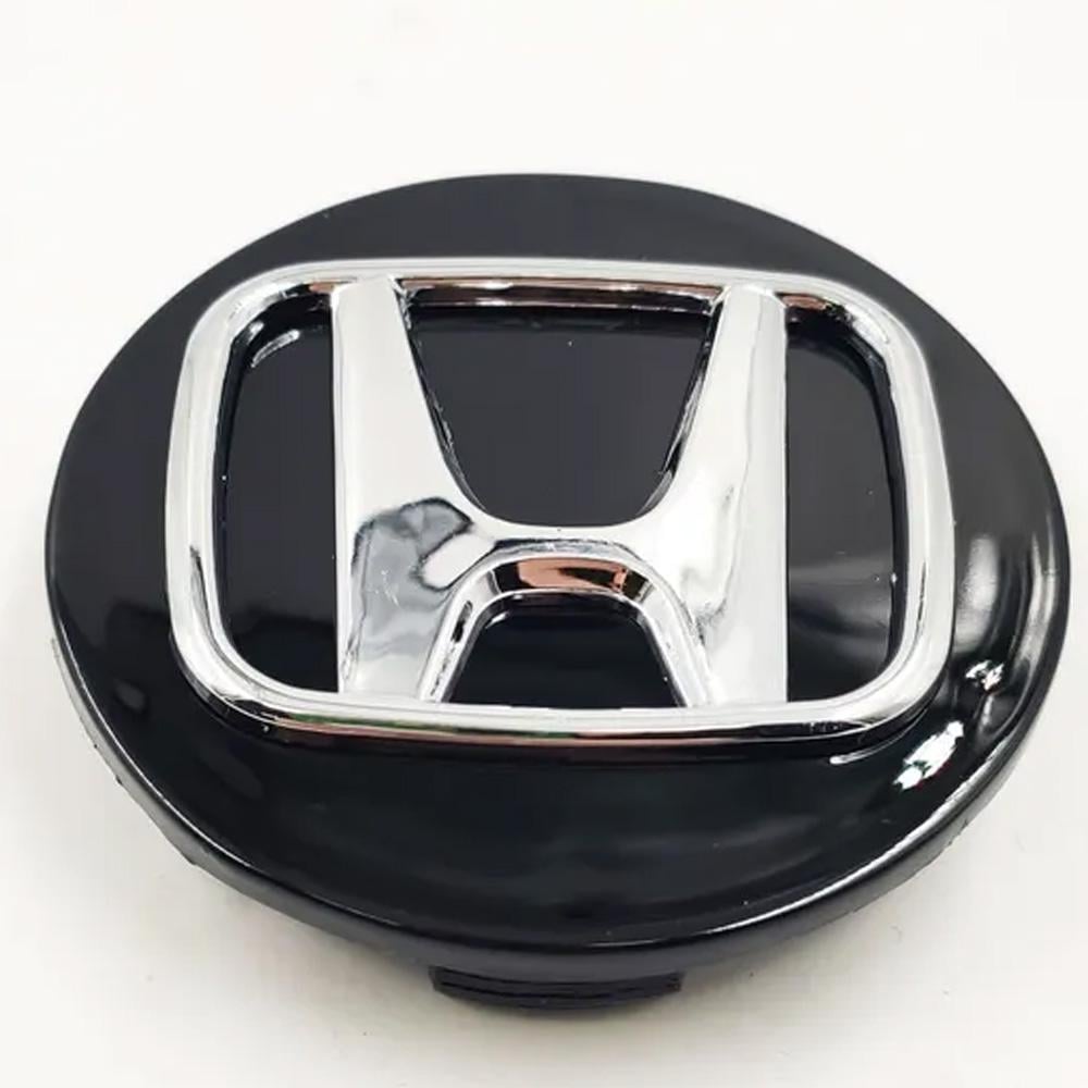 Заглушки колпачки Honda для литых дисков 58 мм Черный (l1038)