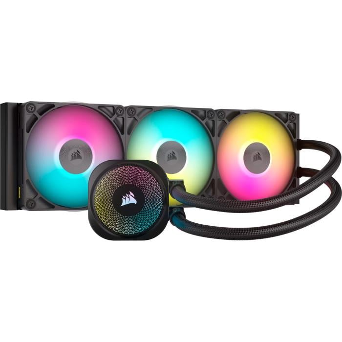 Система водяного охлаждения Corsair iCUE LINK TITAN 360 RX RGB 360 мм 2100 об/мин Black (CW-9061018-WW)