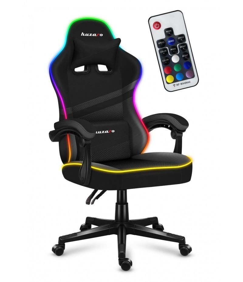 Крісло комп'ютерне Huzaro Force 4.4 тканина RGB Black (2371518019) - фото 10