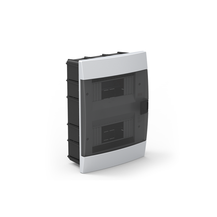 Щиток электрический внутренний HOROZ ELECTRIC 16 с пружинной системой блокировки Белый