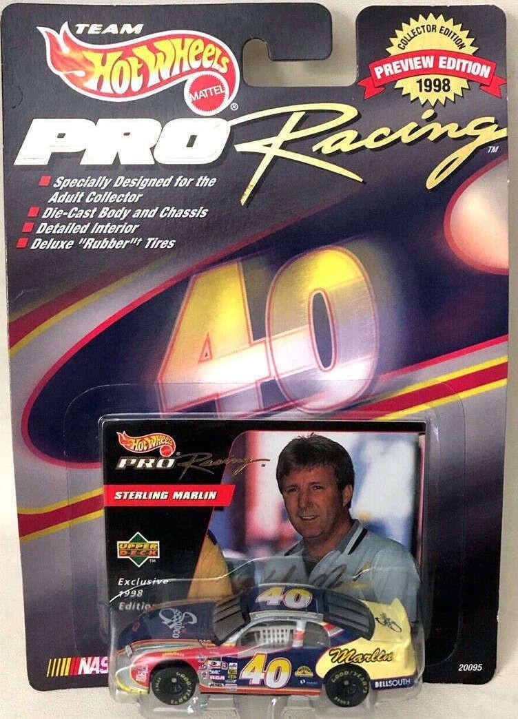 Іграшкова машинка Hot Wheels Chevrolet Monte Carlo Sterling Marlin №40 1998 Pro Racing NASCAR (20095)