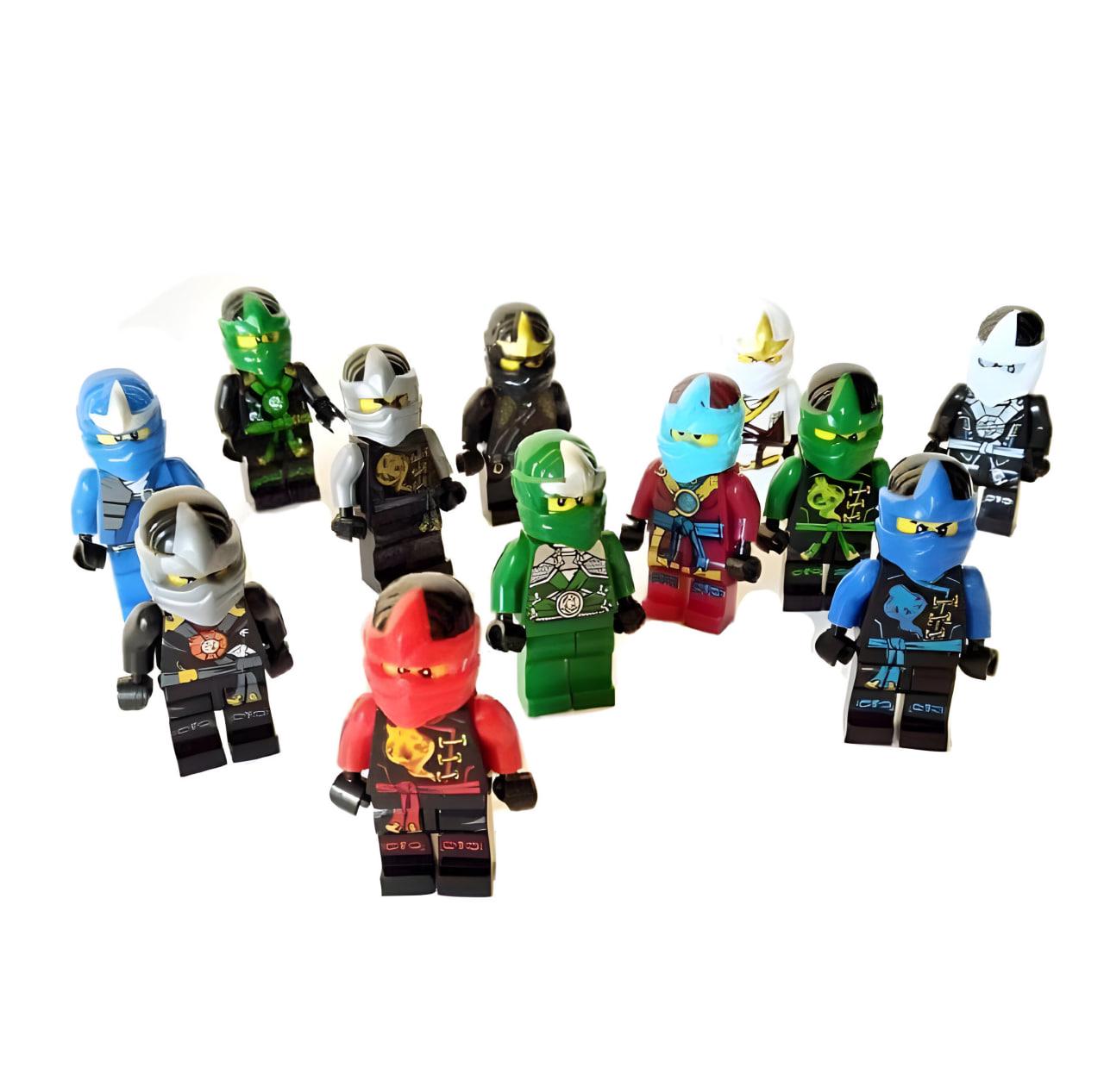 Игровые фигурки Ниндзяго с оружием 12 шт. в упаковке (NJS1) Игровые фигурки Ниндзяго с оружием 12 шт. в упаковке (NJS1)