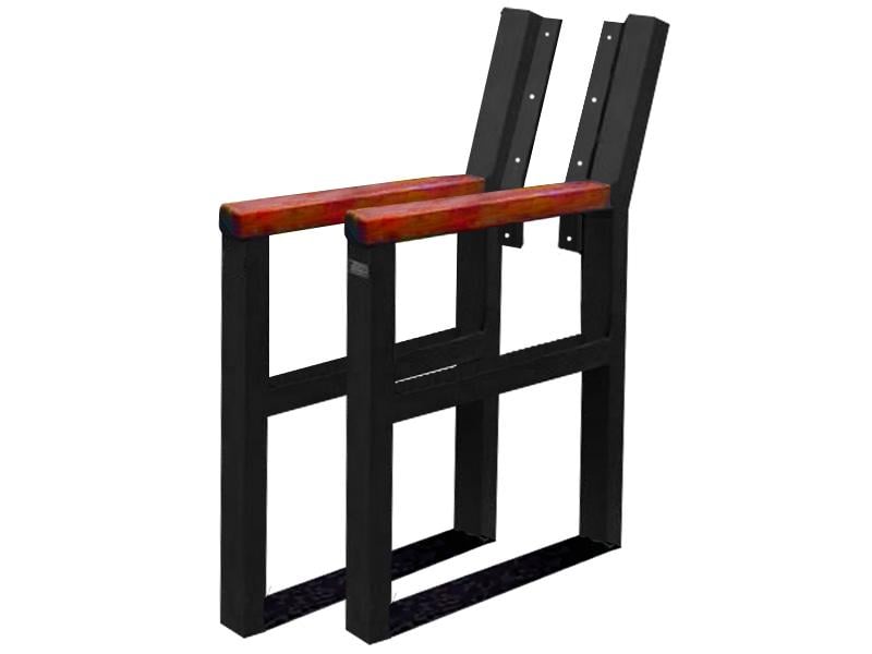 Боковины комплект Kompred Валерио OL657 для парковой лавки 60x600x915 мм Боковины комплект Kompred Валерио OL657 для парковой лавки 60x600x915 мм