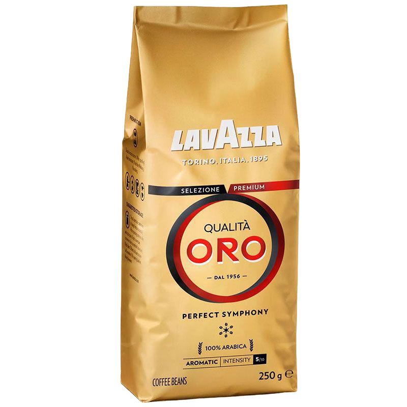 Кофе зерновой LAVAZZA QUALITA ORO 250 г - фото 1