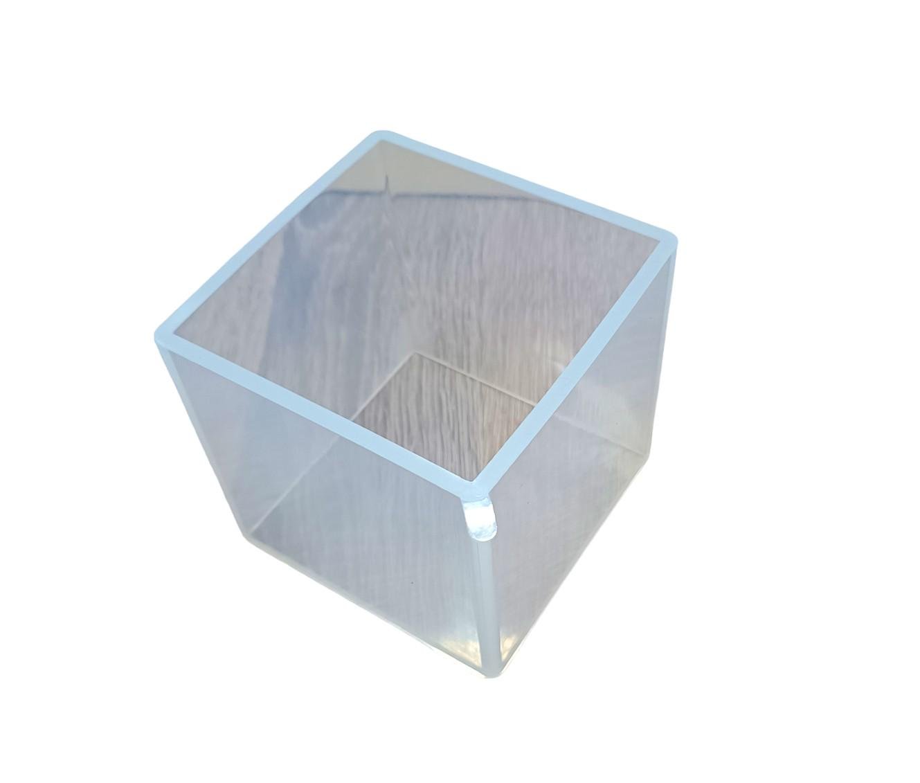 Форма-молд Куб для лиття епоксидною смолою 90х90х90 мм Прозорий (3726)