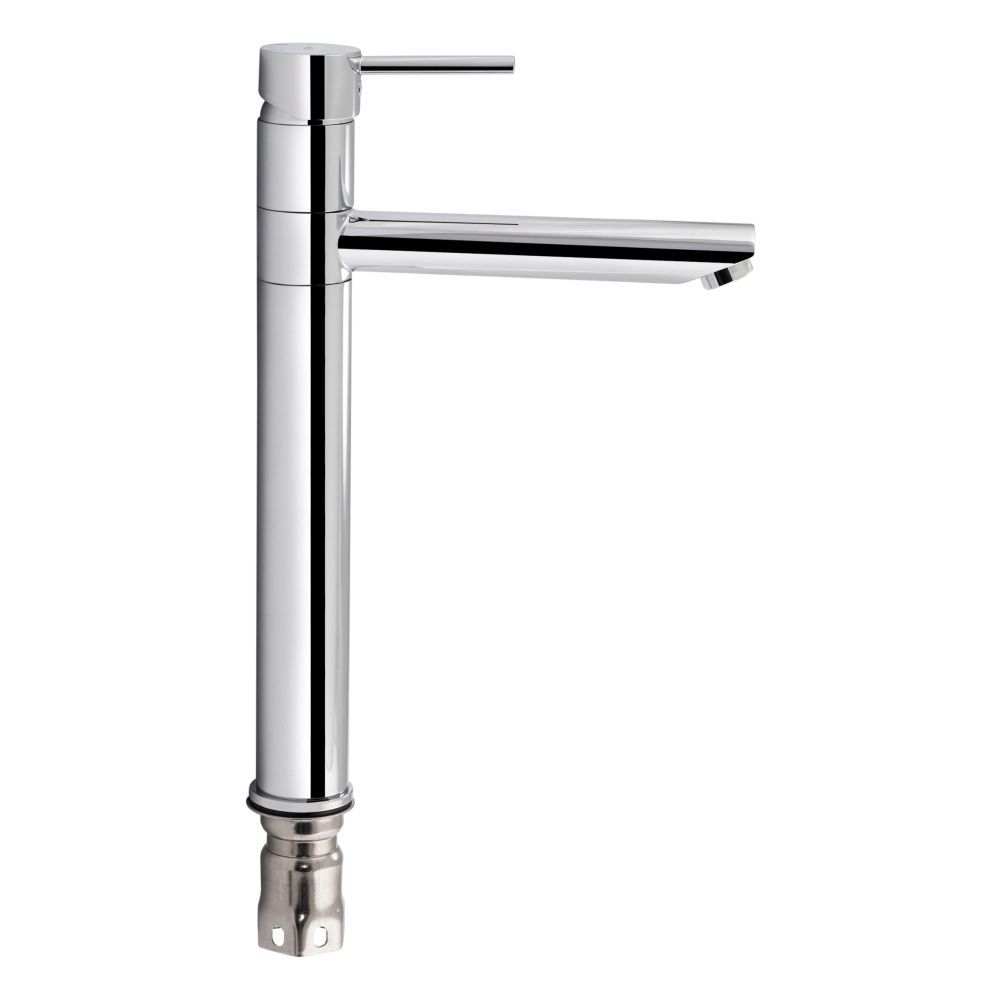 Змішувач для раковини з поворотним виливом високий Qtap Spring Chrome (41839) Змішувач для раковини з поворотним виливом високий Qtap Spring Chrome (41839)