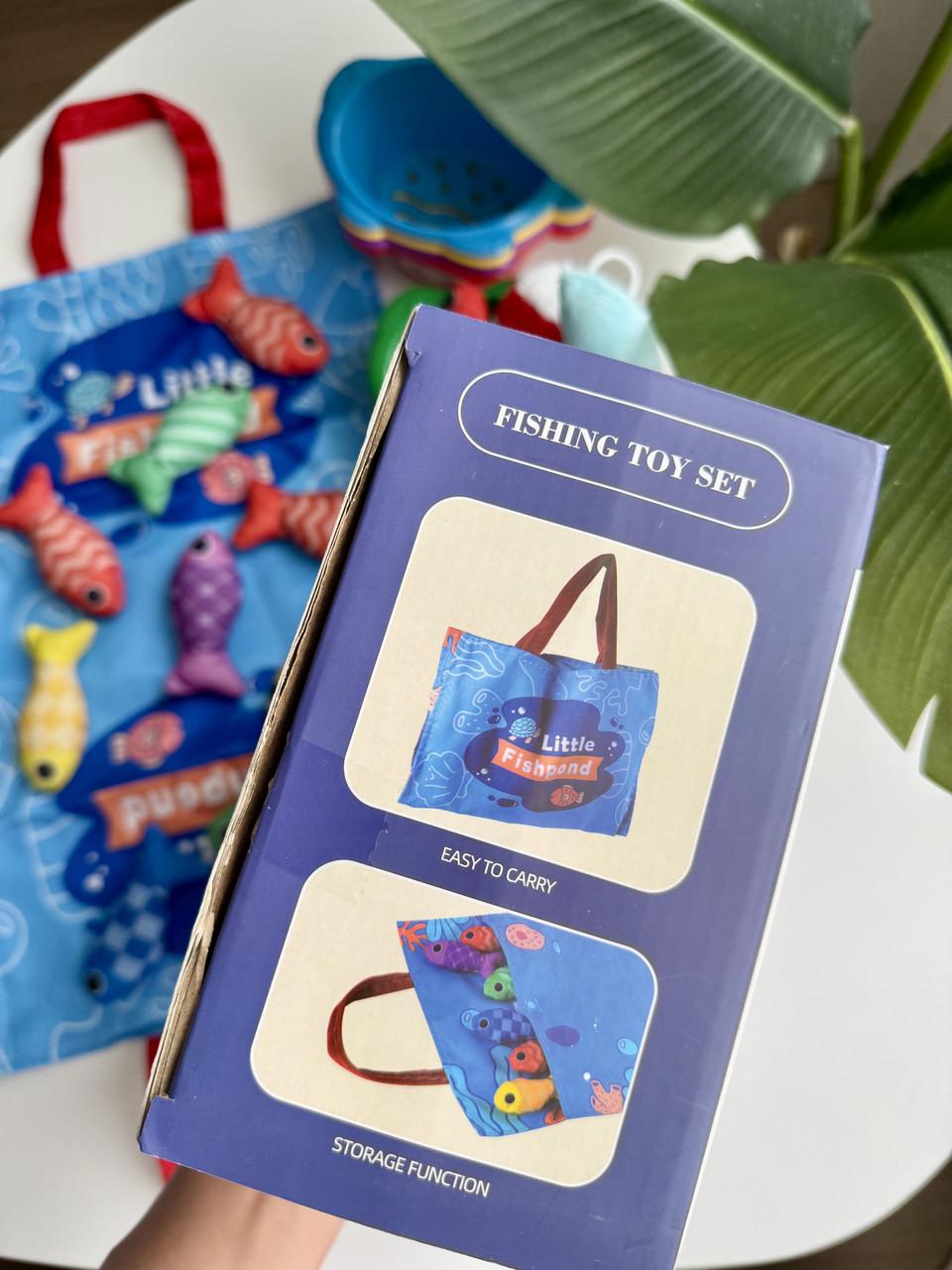 Іграшка для малюків Рибалка з різнокольоровими рибками (108) - фото 2 Іграшка для малюків Рибалка з різнокольоровими рибками (108) - фото 2