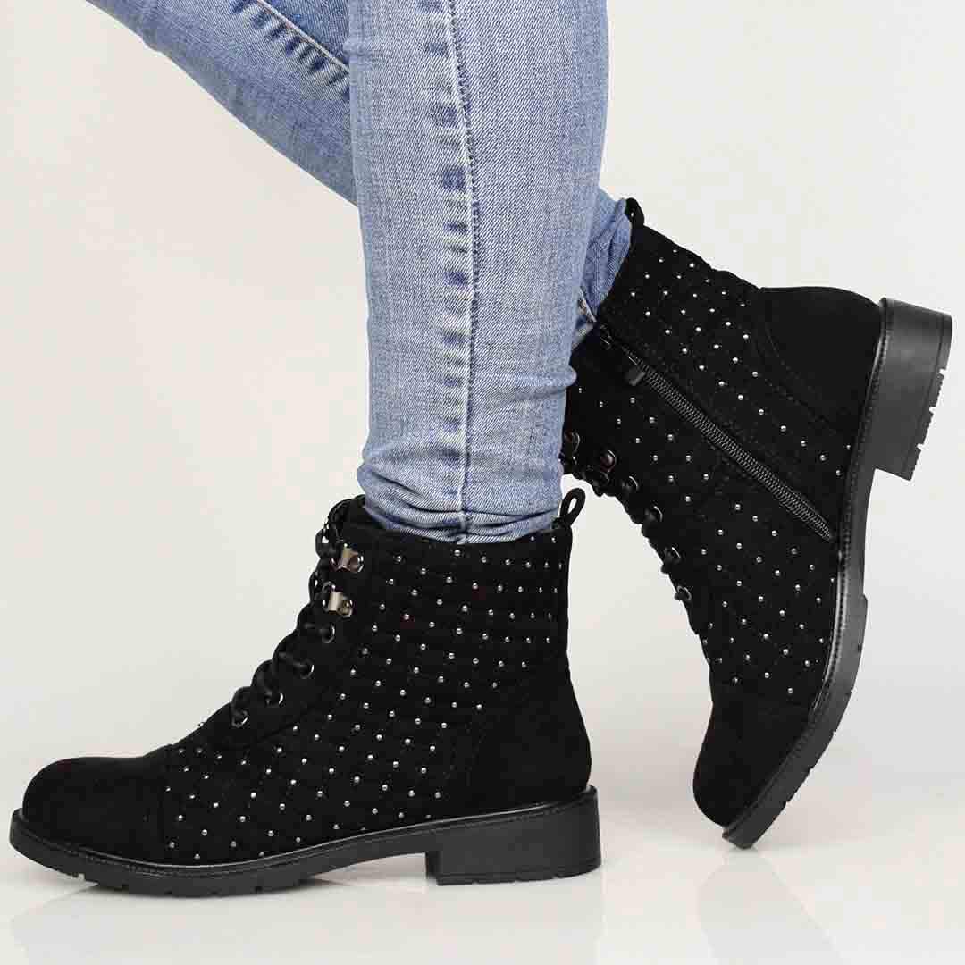 Ботинки женские с необычным декором 327221 р. 37 23,5 см