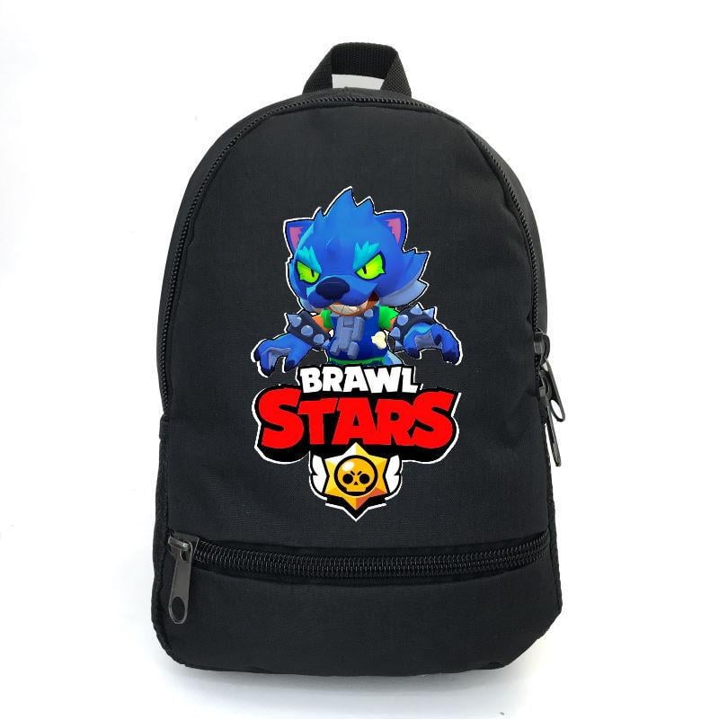 Школьный рюкзак BIG School Bag BS-029 с принтом Бравл Старс Оборотный 43х30х17 см 22 л Черный (2305187722)