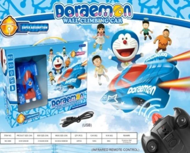 Машинка антигравітаційна Doraemon 3499 їздить по стінах - фото 6