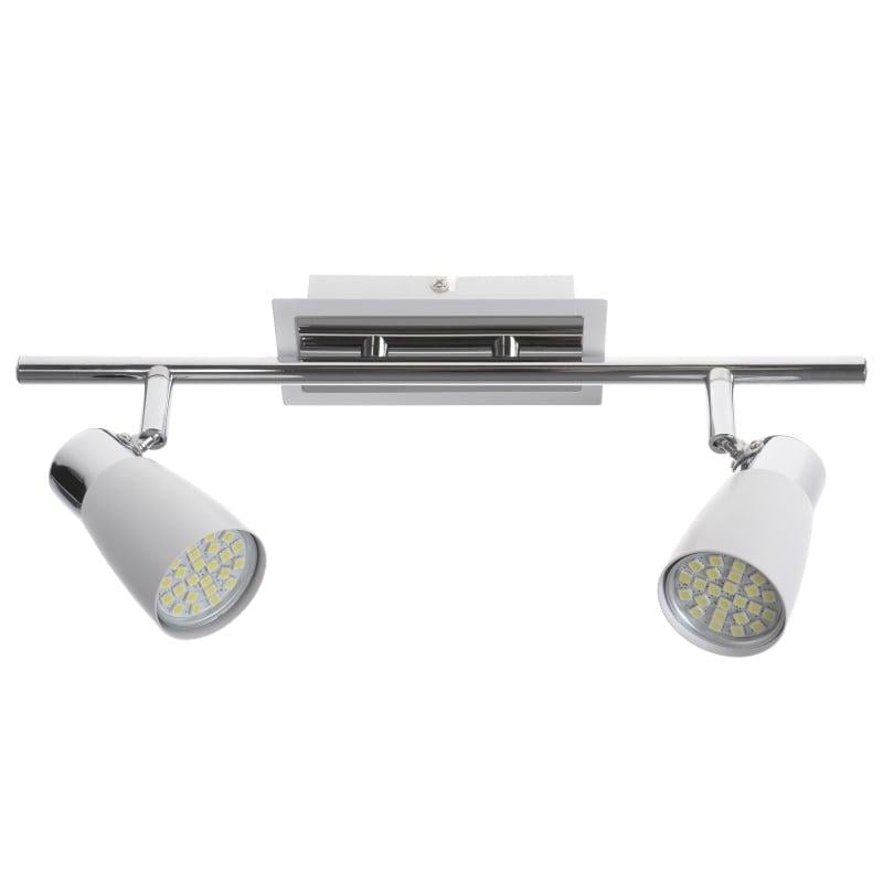 Светильник спот Brille HTL-176/2 GU10 WH (26-413)