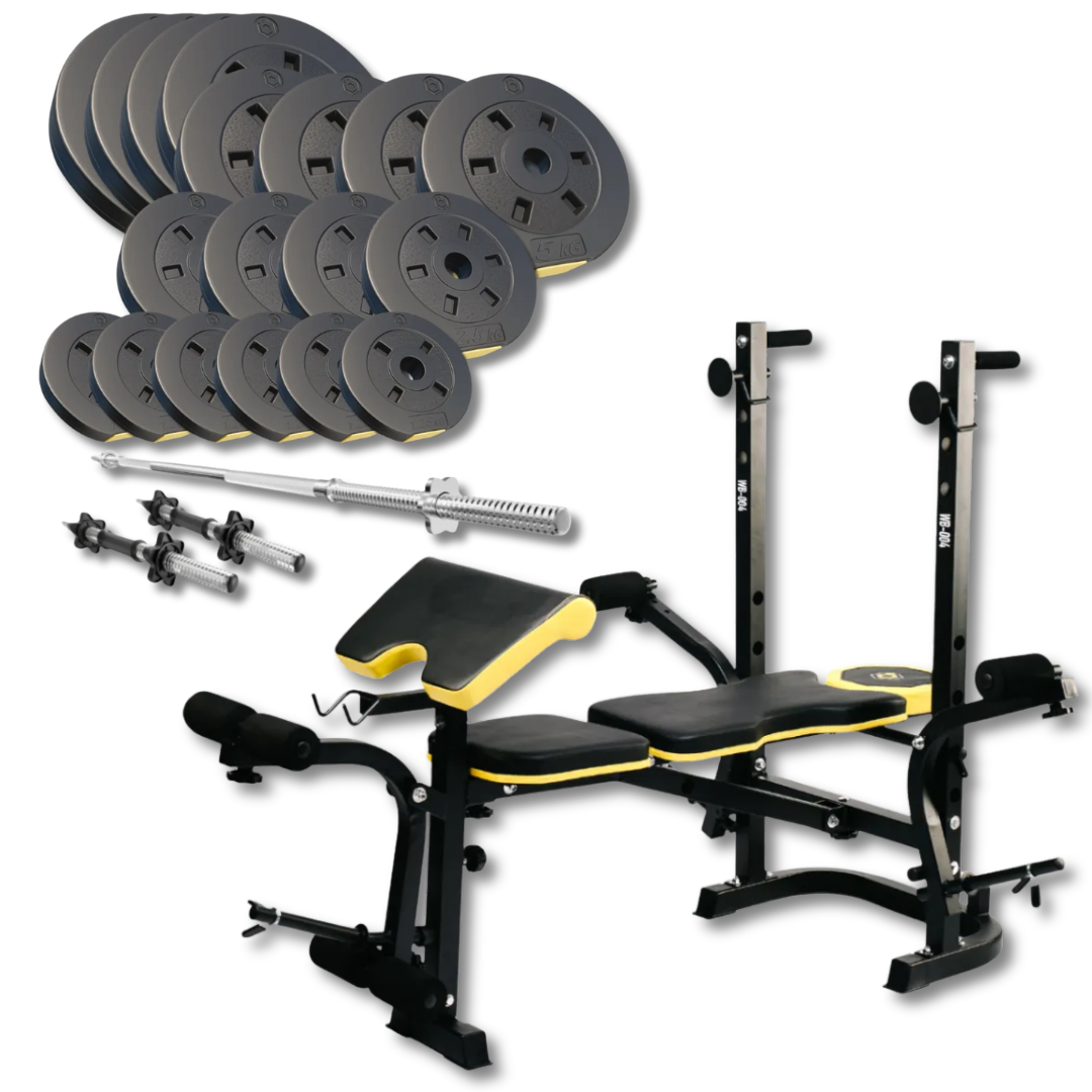 Штанга Besport PowerPro 89 кг с прямым грифом и лавой Besport WB-004 (5226)