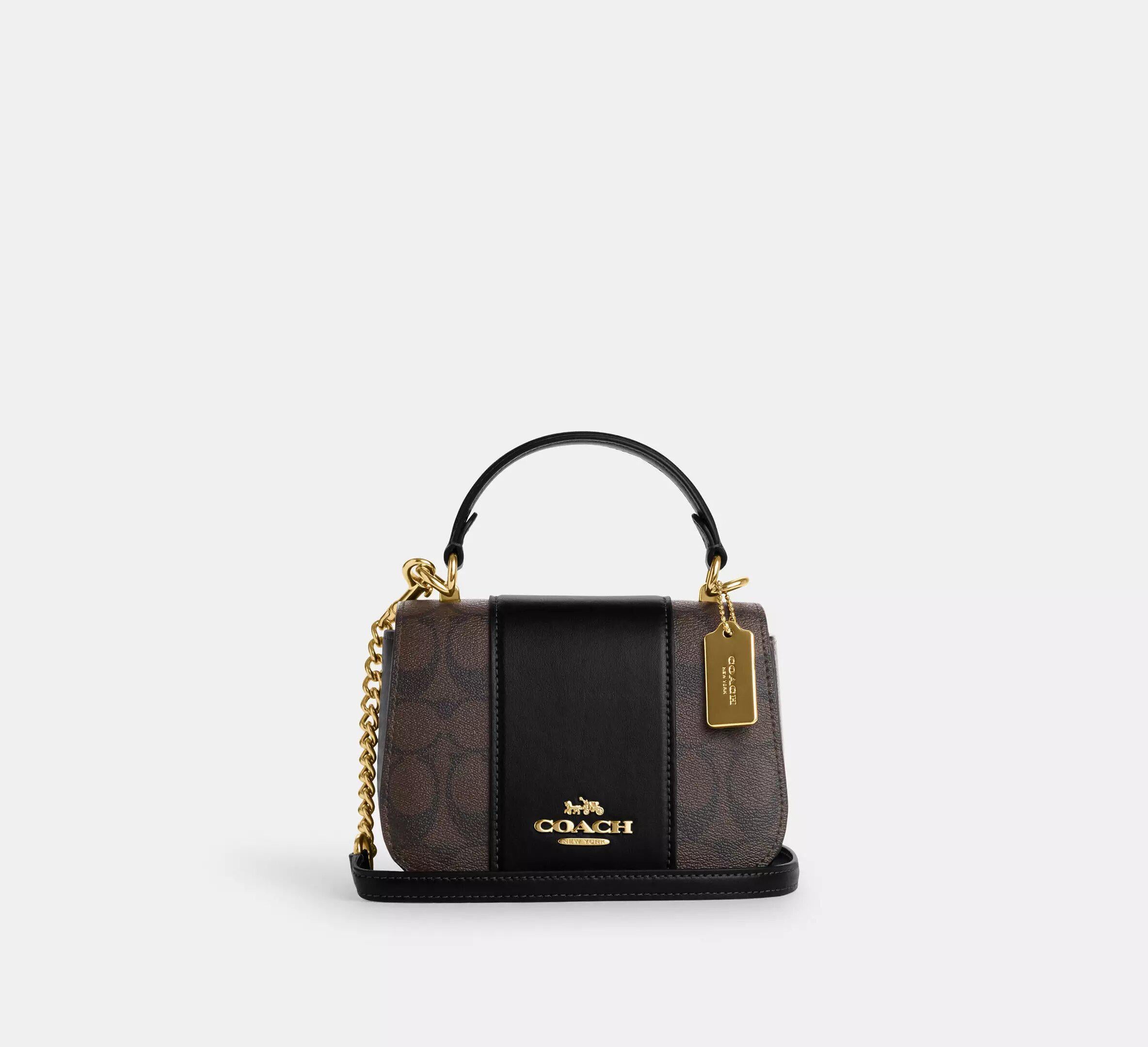 Женская сумка Coach Lysa Top Handle Коричневый (17713306)