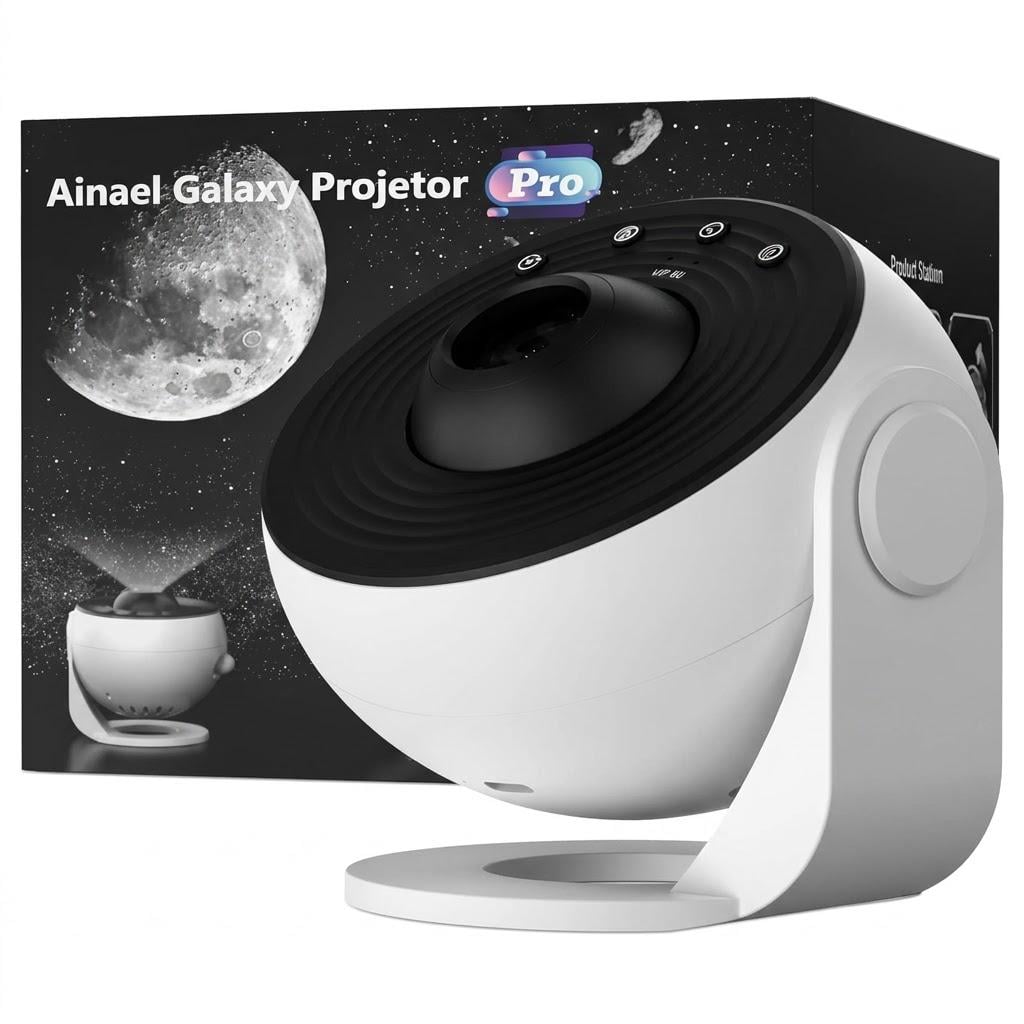 Проектор зоряного неба Galaxy Projector Pro 2025 Nebula 360° з комплектом із 6 змінних дисків (33542793)