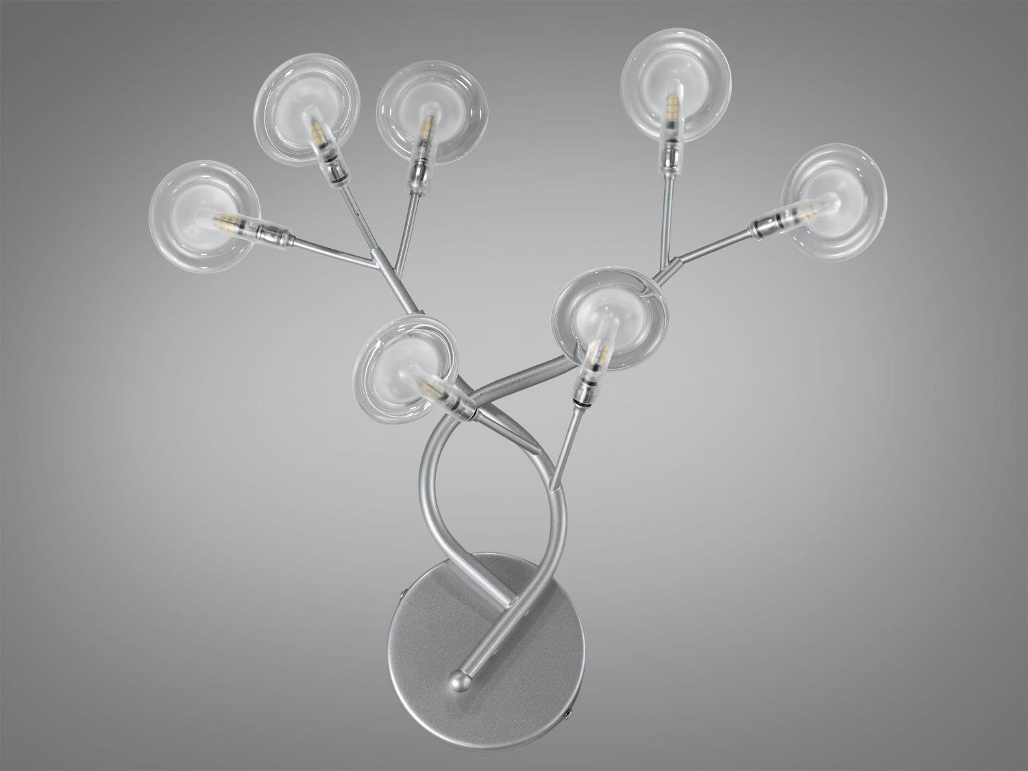 Светильник настенный Светлячок 7 ламп сатин Хром (B887-7C SL)