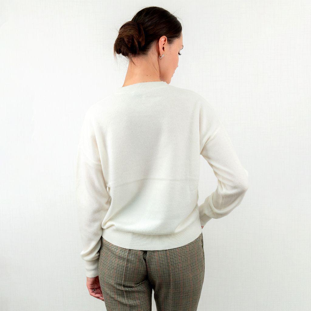 Светр жіночий повсякденний Brunello Cucinelli M Білий (2797308200) - фото 6 Светр жіночий повсякденний Brunello Cucinelli M Білий (2797308200) - фото 6