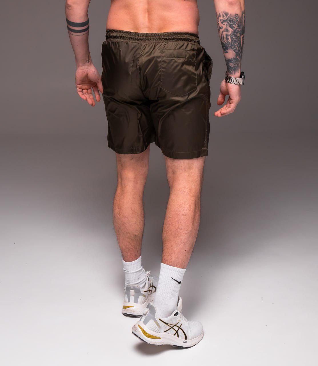 Шорты мужские Basic пляжные для плавания L Хаки (2040/1/3) - фото 2 Шорты мужские Basic пляжные для плавания L Хаки (2040/1/3) - фото 2