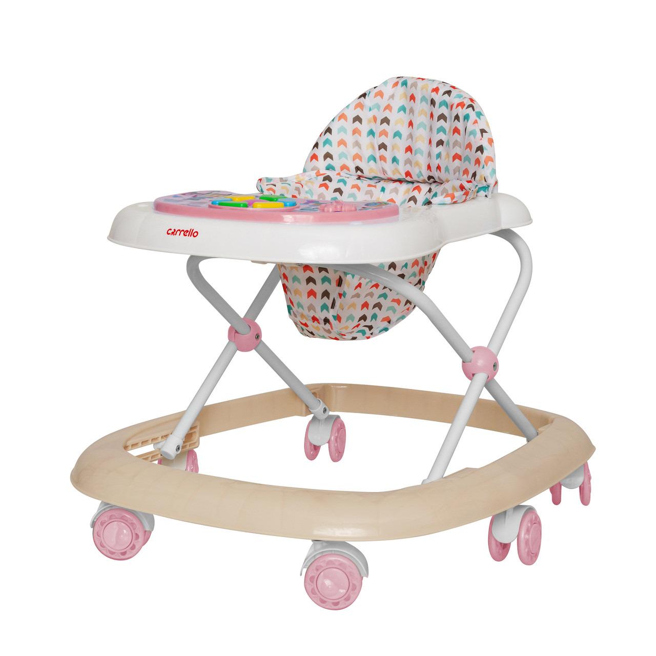 Ходунки-качалка детские Amico CRL-7201/2 Первые шаги музыкальные Розовый
