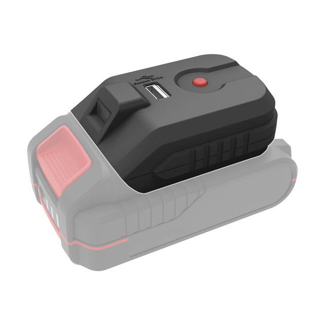 Адаптор для аккумулятора Li-ion 20 В/USB 2A/Intertool (WT-9300)