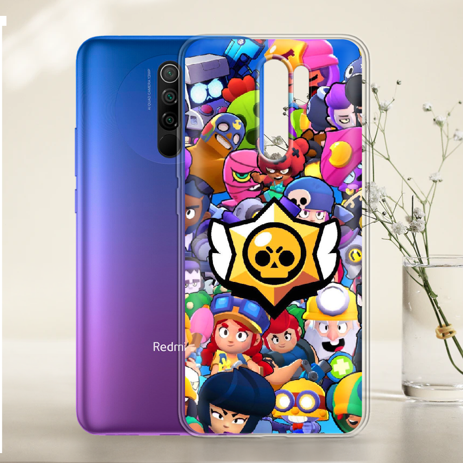 ᐉ Чехол BoxFace Xiaomi Redmi 9 Brawl Stars Прозрачный силикон  (40233-up2389-40233) • Купить в Киеве, Украине • Лучшая цена в Эпицентр