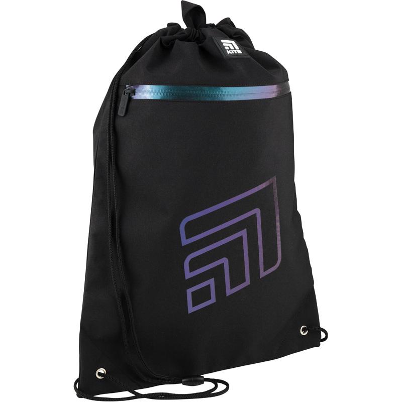 Сумка для обуви KITE Education с карманом 49x36 см Черный (K20-601L-10)