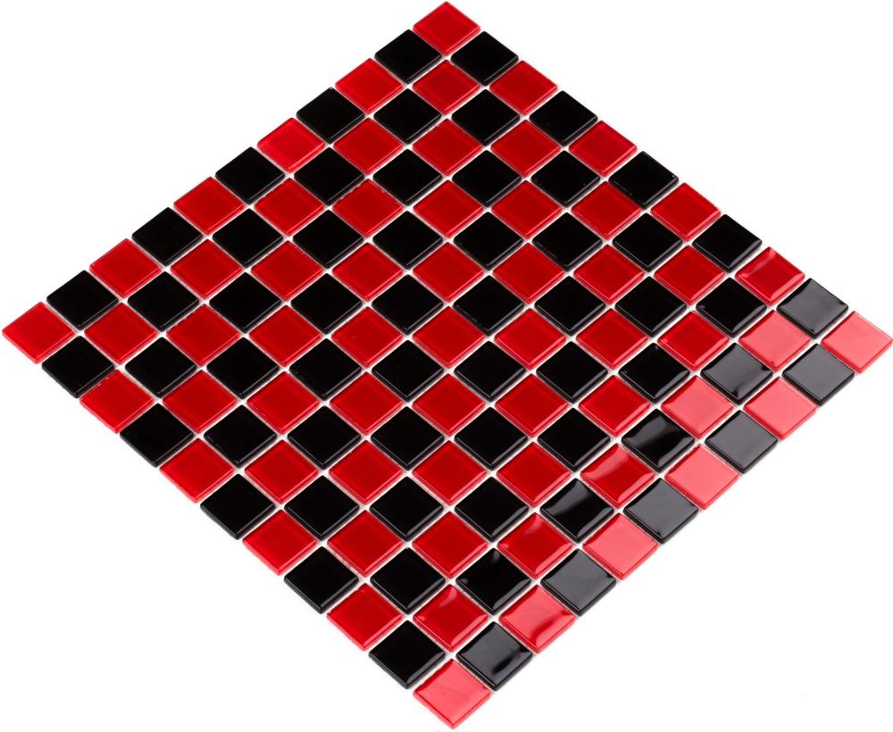 Керамічна мозаїка Kotto Ceramica GM 4003 CC 300x300x4 мм/25x25 мм Black/Red m - фото 2