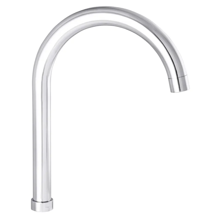 Излив для смесителя изогнутый Haiba M7126 Silver (GU0035)
