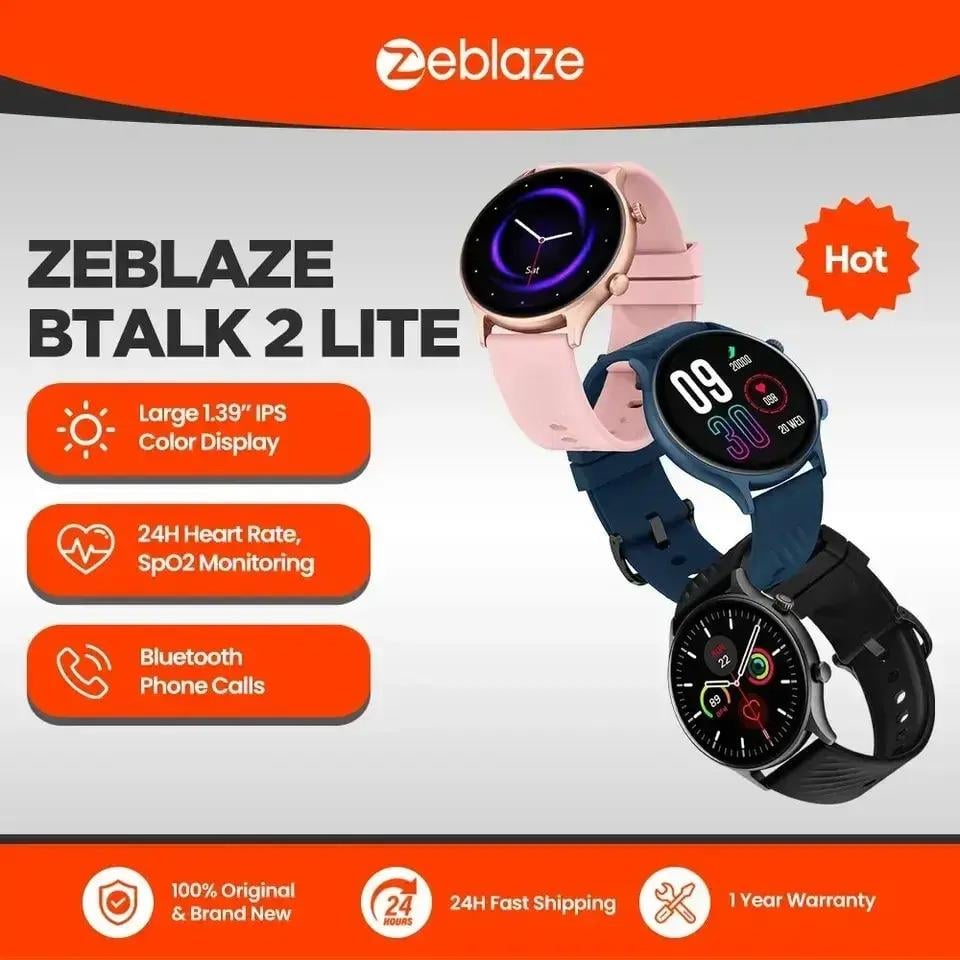 Смарт-годинник Zeblaze Btalk 2 Lite Black - фото 2