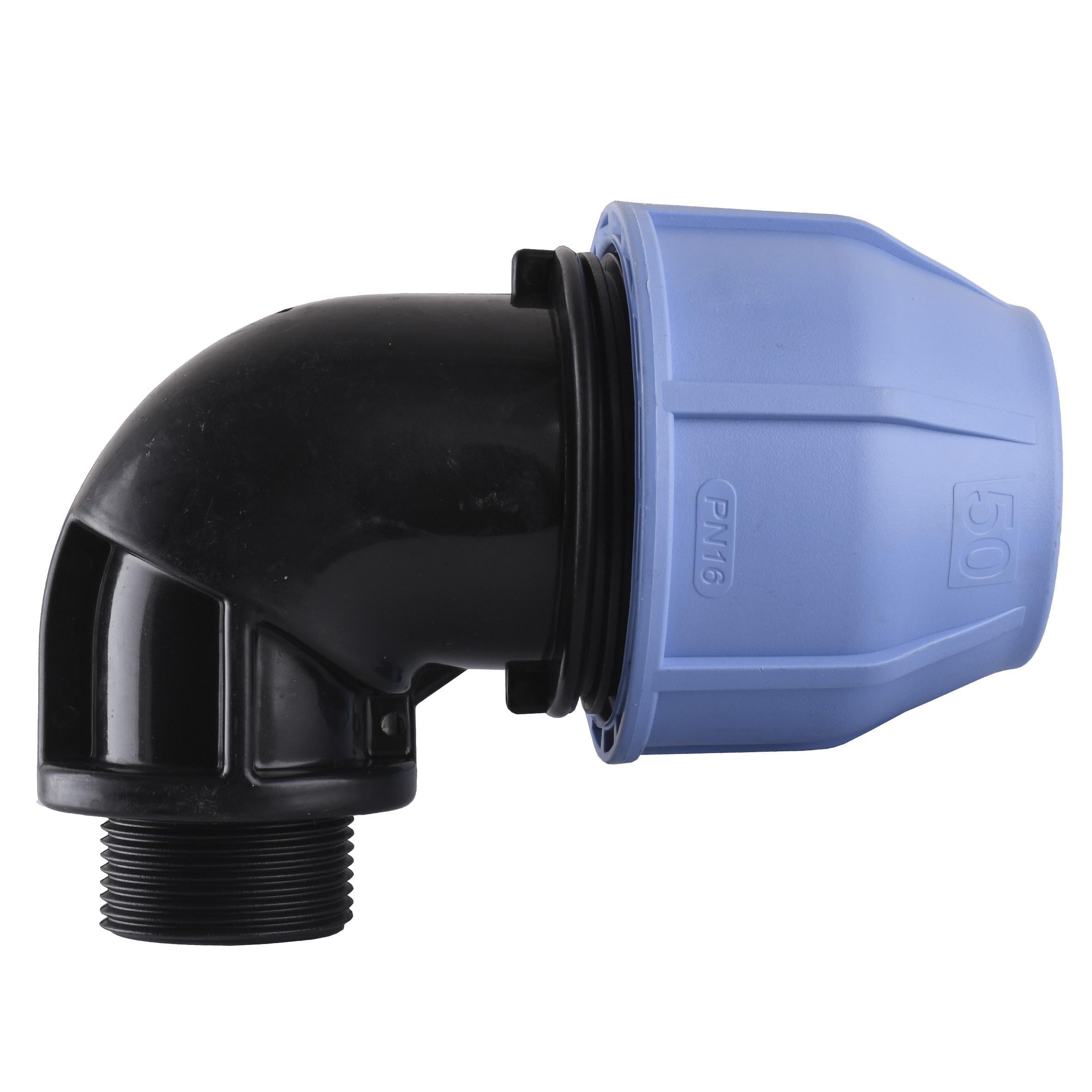 Колено ПНД Vsplast 50 мм x 1 1/4" ЗР 4003 (000007898)