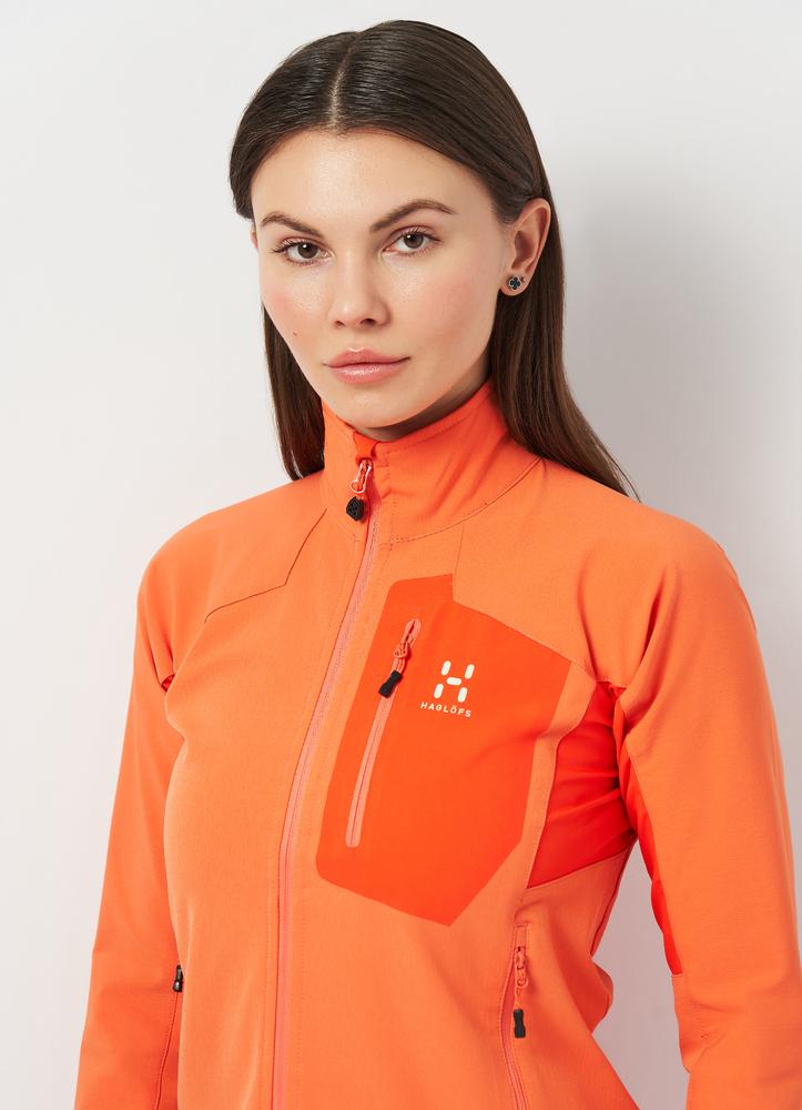 Куртка-ветровка женская Haglofs 1419058x26 L Оранжевый (24145961) - фото 3 Куртка-ветровка женская Haglofs 1419058x26 L Оранжевый (24145961) - фото 3