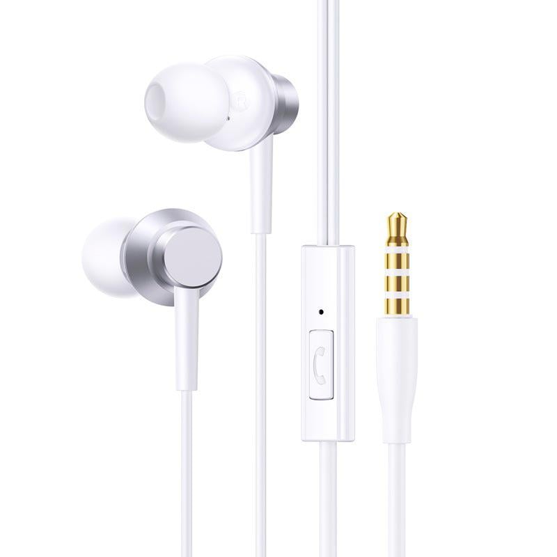 Навушники провідні Baseus Encok Hz11 Wired Earphones A00164200213-Z1 Hi-Fi Audio/AUX з мікрофоном 3,5 мм Білий (26600)