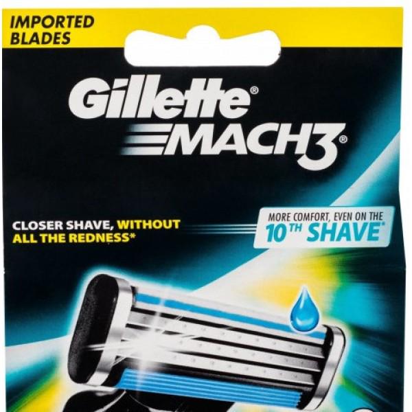 Змінні картриджі для гоління Gillette Mach 3 чоловічі 2 шт. (526876)