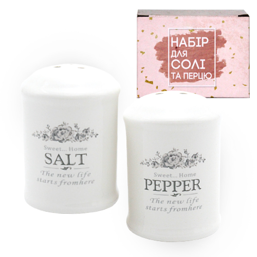 Набор емкостей для соли и перца SNT Розарий 4,5х7 см (700-08-11)