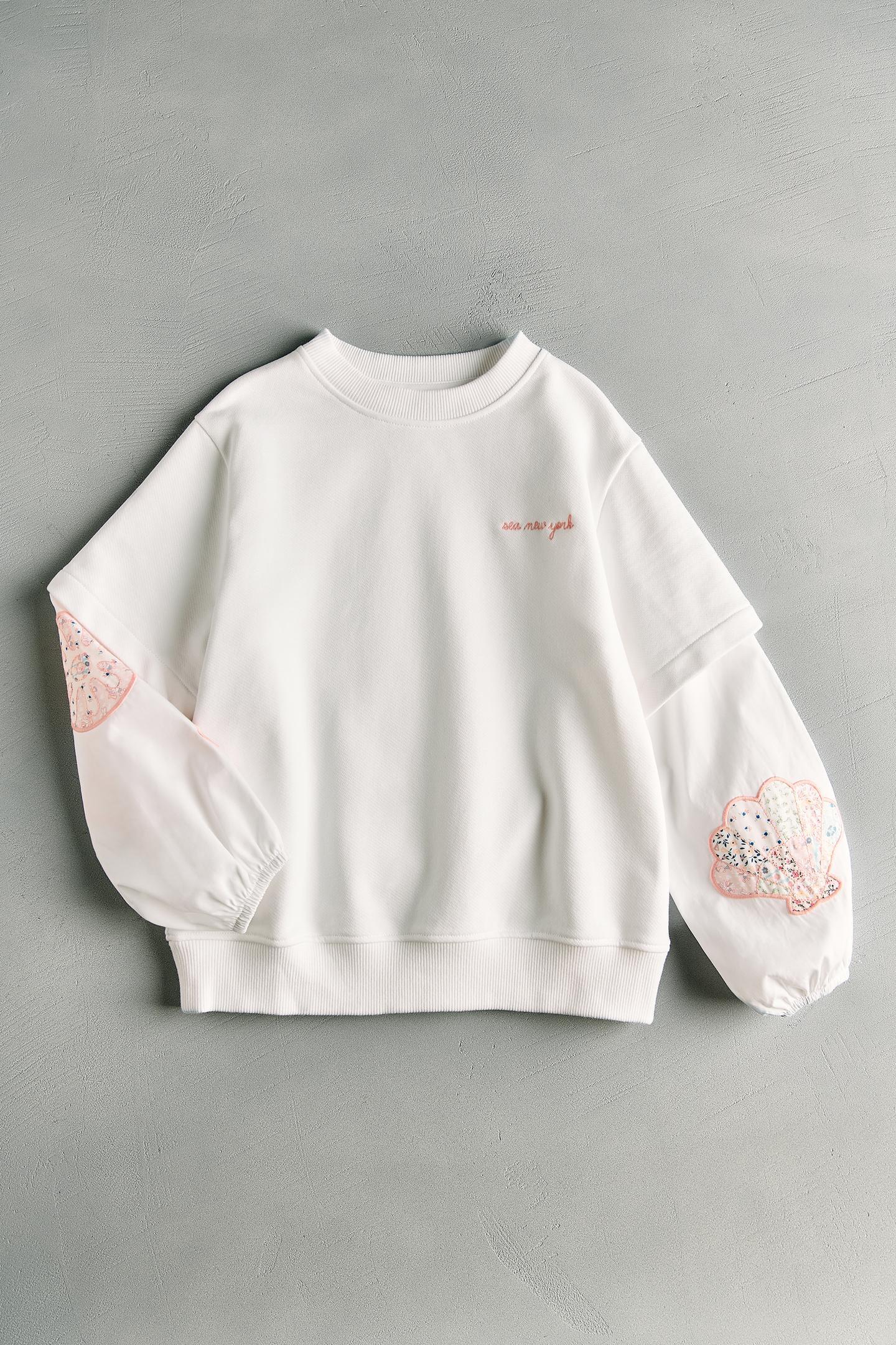 Світшот для дівчинки Zara 152 см Білий (9000731250)