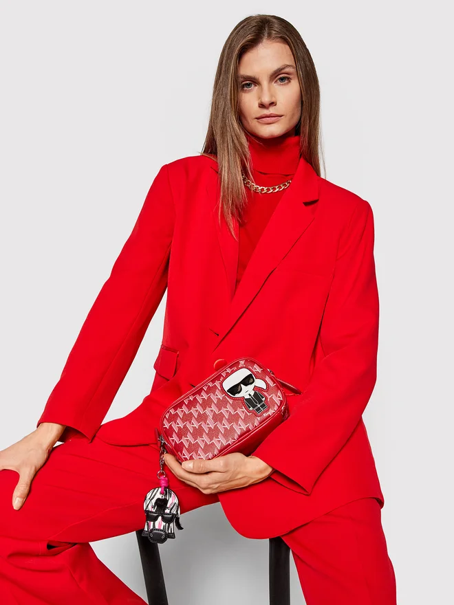 Сумка женская Karl Lagerfeld 220W3052 Красный (009422) - фото 7